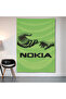 Nokia Vintage Logo Wall Covering Wall Tapestry First Quality Satin Fabric Poster