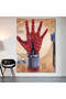Spider-Man Mechanical Hand Blueprint Wall Covering Wall Tapestry First Quality Satin Fabric Poster