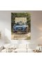 Toyota Supra Vintage Wall Covering Wall Tapestry First Quality Satin Fabric Poster - 2