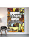Grand Theft Auto: San Andreas Wall Covering Wall Tapestry First Quality Satin Fabric Poster