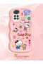 Redmi Note 11S Compatible Case Camera Protector Pink Silicone Couple Phone Case Kitty Pattern - 2
