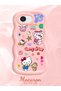 iPhone 16E Compatible Case Camera Protector Pink Silicone Couple Phone Case Kitty Pattern - 2
