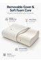 Neck Pillow 47 x 30 cm | Ergonomic Side Sleeping Pillow | Cervical Support Contour Pillow | Soft Foam Bed Pillow With Removable Cover - 6