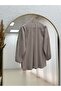 Öykü Ribbed Buttoned Tunic-Zn2019 Stone - 5