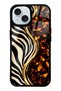iPhone 15 Black Safari Design Glossy Phone Case