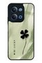 Xiaomi Redmi 15C Glossy Phone Case with Sage Lucky Clover Design