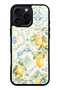 iPhone 16 Pro Max Azure Lemon Garden Design Glossy Phone Case
