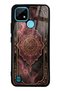 Realme C21 Rosewood Ottoman Medallion Design Glossy Phone Case