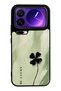 Xiaomi 17 Pro Max Glossy Phone Case with Sage Lucky Clover Design