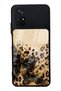 Xiaomi Poco M4 Pro Golden Leopard Heart Design Glossy Phone Case