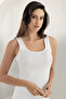 Şahinler Women's Wide Strap Ribbed Undershirt B009 - 2
