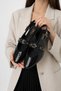 Stella Patent Leather Stone Detailed Slingback Women's Ballerina Casual Stylish Flat Sandals - 3