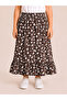 Girl's Long Skirt Summer Patterned Elastic Waist Comfortable Loose Skirt - 5
