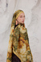 Summer Garden Series Patterned Cotton Soft Shawl Women's Colorful Shawl - 6