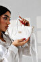 White Stylish and Convenient Mini Shoulder and Modern Design Women's Bag for Crossbody Use - 7