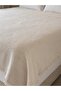 3-Layer Muslin Pique 100% Cotton Double Summer Pique – Breathable Lightweight Bedspread |   Cream, Powder, Anthracite - 5