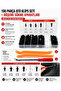 100 Pieces Auto Clip Set + Door Upholstery Removal Tool Kit Plastic Trim Removal and Clip Set