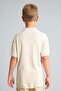 Regular Fit Linen Beige Polo T-Shirt for Boys I1061A826Au - 5