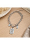 316L Stainless Steel Layered Chain Necklace with Inspirational Message – Motivational Necklace - 3