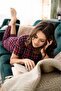 Women's 100% Cotton Combed Patterned Short Sleeve Pajamas Set - 6