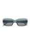 Rectangle Unisex Sunglass, Blue - 7