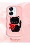 Realme C55 Compatible Case Camera Protector Pink Silicone Couple Phone Case Cat Pattern - 2