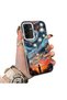 Samsung Galaxy A26 Compatible Silicone Edge Hard Back Case Couple Phone Case with Cartoon Pattern