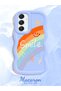 Samsung Galaxy A16 Compatible Case Camera Protector Blue Silicone Couple Phone Case Rainbow Pattern - 2