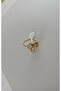 Xuping Flower Model Crystal Stone Numbered Gold Ring - 4
