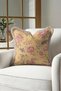 Floral Pattern Vintage Fringed Pillowcase-Romantic Spring Country Pink Mink Tassel Throw Pillow Cover - 4
