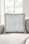 Damask Avant-Garde Classic Motif Fringed Pillowcase - Elegant Palace Cream Gray Tasseled Throw Pillow Cover - 7