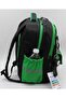 494 Waterproof Fabric Boys' Primary School Bag 3-Piece Set School Bag Black-Green - 5
