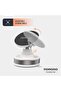 Vacuseal Smart Suction Magnetic Phone Mount with Adjustable Viewing Angle, N52 Magnets, 5.5" to 6.9" Device Compatibility, Strong Suction - White - 4