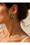 Xuping Dangle Big Earrings with Gold Sun Moon Star Figures - 3