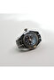 Mini Finger Ring Watch – Quartz Analog Metal Band Unisex (Black & White Dial) - 6
