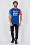 x BMW Motorsport Men Sportswear Fit Short Sleeve Outdoor T-Shirt, Blue - 4