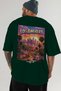 Los Angeles Green Oversize Country City Back Printed Unisex T-Shirt 100% Cotton Premium - 6