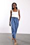 Blue Elastic Waist Tencel Trousers 1775 - 3