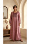 Embroidered Floral printed Jlabiya - 3