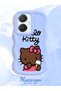 Vivo Y27 Compatible Case Camera Protector Blue Silicone Couple Phone Case Kitty Pattern - 2