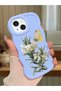 iPhone 15 Compatible Case Camera Protector Blue Silicone Couple Phone Case Butterfly Pattern