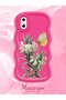 iPhone X Compatible Case Camera Protector Red Silicone Couple Phone Case Butterfly Pattern - 2