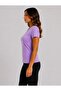 Women's Purple Lycra Single Jersey Slim Fit T-Shirt-D232 - 2