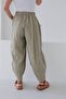 1018 Pis Stitched, Muslin, Balloon Pants - 2