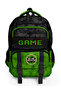 Game Craft Patterned Five-Compartment 3-Piece School Bag Set 04593 - 2