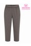Plus Size Parachute Fabric Elasticized High Waist Zipper Detail Narrow Leg Women's Trousers - 2