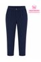 Plus Size Parachute Fabric Elasticized High Waist Zipper Detail Narrow Leg Women's Trousers - 2