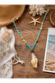 Sea Breeze Natural Stone Seashell Necklace - 3