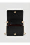Black Gold Star Patterned Chain Strap Women's Shoulder Crossbody Box Bag - 3