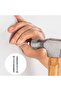 2" 50Pcs Flat Head Concrete Nails Hardened Fluted Tiling High Strength Concrete Steel Nails - 4